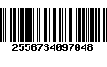 Código de Barras 2556734097048