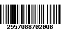 Código de Barras 2557088702008