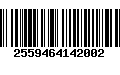 Código de Barras 2559464142002