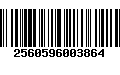 Código de Barras 2560596003864