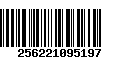 Código de Barras 256221095197