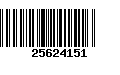 Código de Barras 25624151