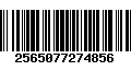 Código de Barras 2565077274856