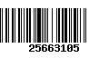 Código de Barras 25663105