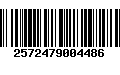 Código de Barras 2572479004486