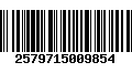 Código de Barras 2579715009854