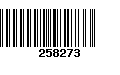 Código de Barras 258273