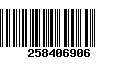 Código de Barras 258406906