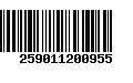 Código de Barras 259011200955