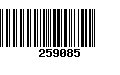 Código de Barras 259085