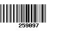 Código de Barras 259097