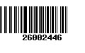 Código de Barras 26002446