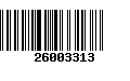 Código de Barras 26003313