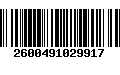 Código de Barras 2600491029917