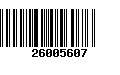 Código de Barras 26005607