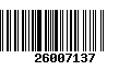 Código de Barras 26007137