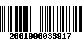 Código de Barras 2601006033917