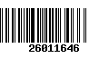 Código de Barras 26011646