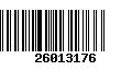 Código de Barras 26013176