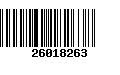 Código de Barras 26018263