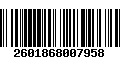 Código de Barras 2601868007958