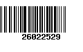 Código de Barras 26022529