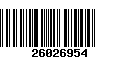 Código de Barras 26026954