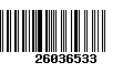 Código de Barras 26036533