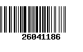 Código de Barras 26041186