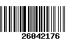 Código de Barras 26042176