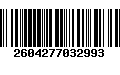 Código de Barras 2604277032993