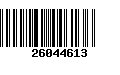 Código de Barras 26044613