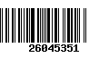 Código de Barras 26045351