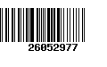 Código de Barras 26052977