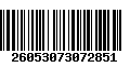 Código de Barras 26053073072851