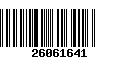 Código de Barras 26061641