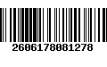 Código de Barras 2606178081278