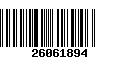 Código de Barras 26061894