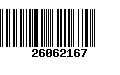 Código de Barras 26062167