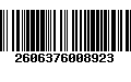 Código de Barras 2606376008923