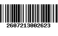 Código de Barras 2607213002623