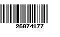 Código de Barras 26074177