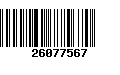 Código de Barras 26077567