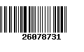 Código de Barras 26078731