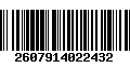 Código de Barras 2607914022432