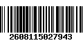 Código de Barras 2608115027943