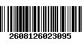 Código de Barras 2608126023095