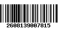 Código de Barras 2608139007815