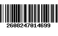 Código de Barras 2608247014699