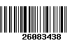 Código de Barras 26083438